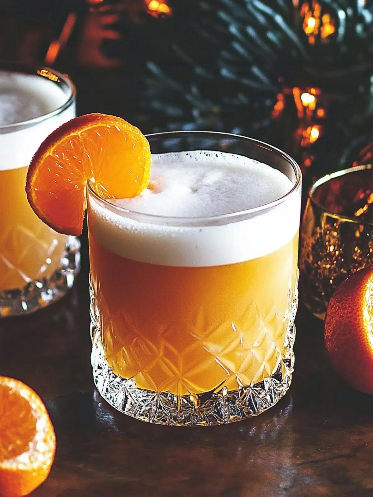 Clementine whisky sour