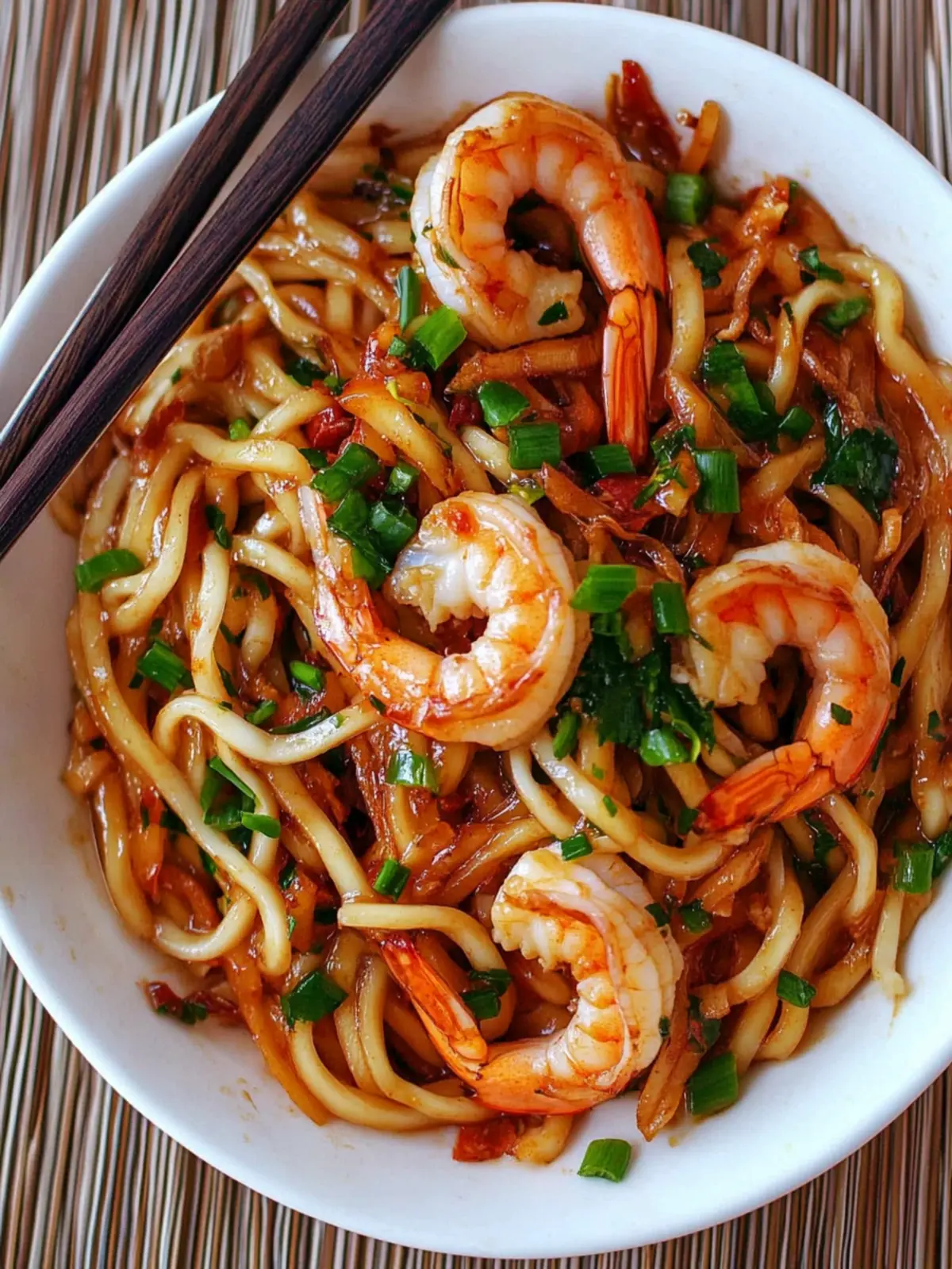 Garlic Prawn Udon