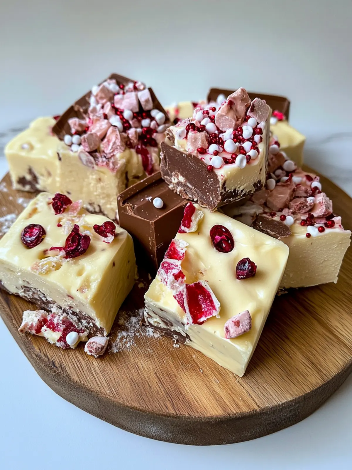 No-mix white Christmas rocky road