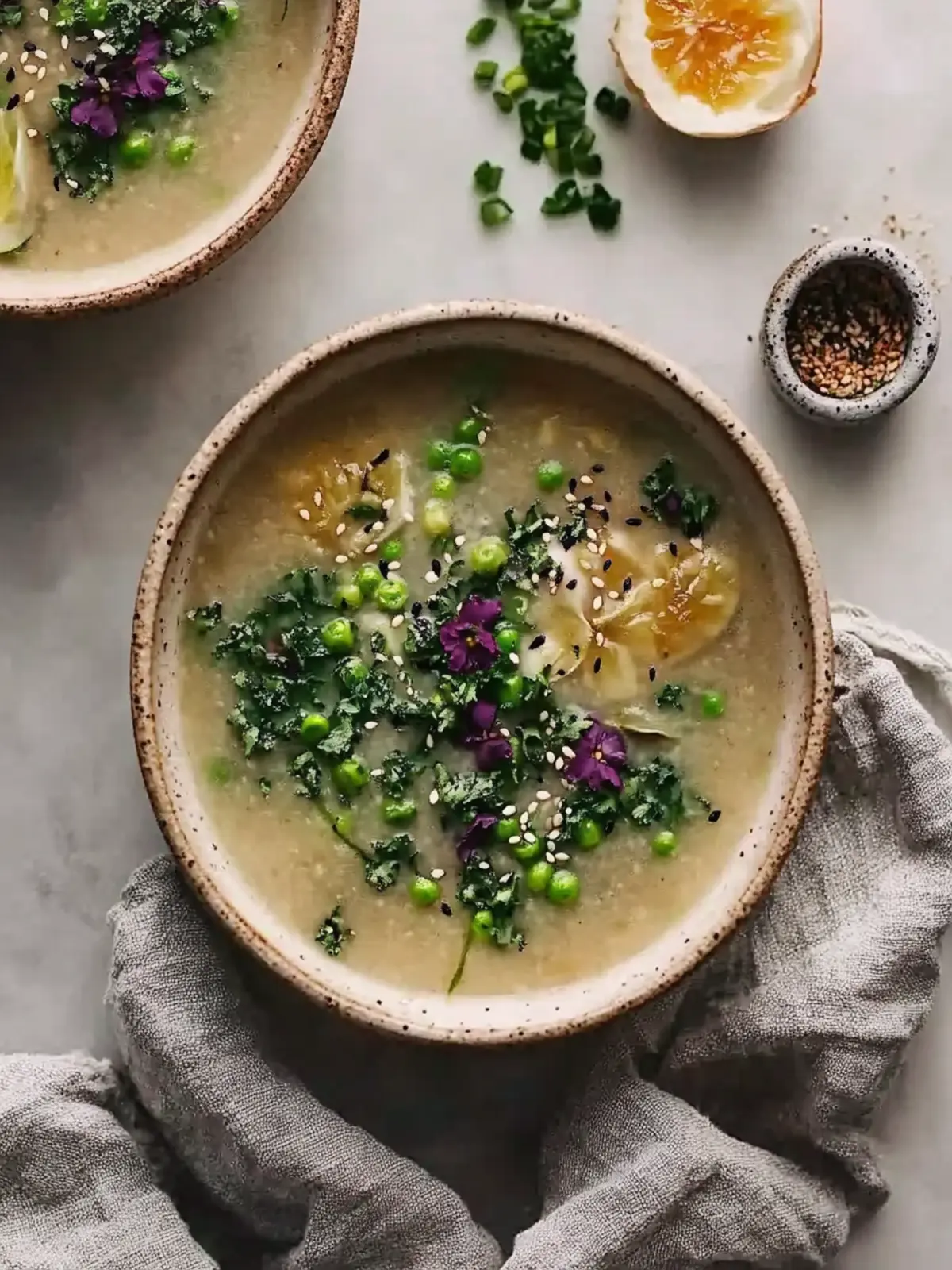 Roasted Garlic Miso Soup