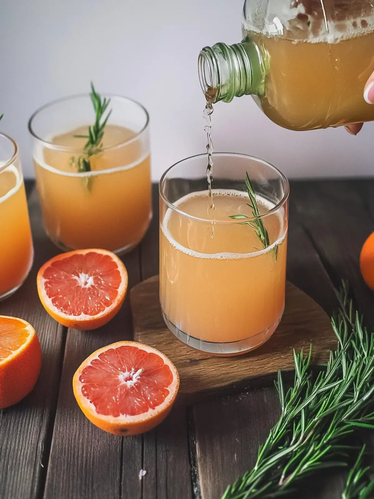 Grapefruit, Clementine & Rosemary Shrub