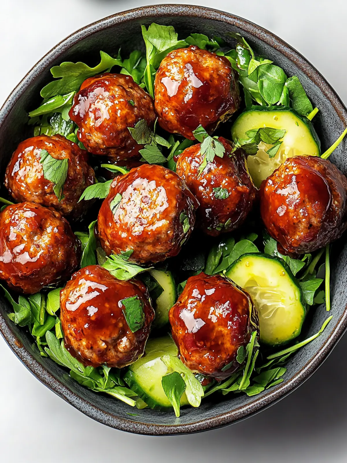 Keto BBQ Bacon Meatballs