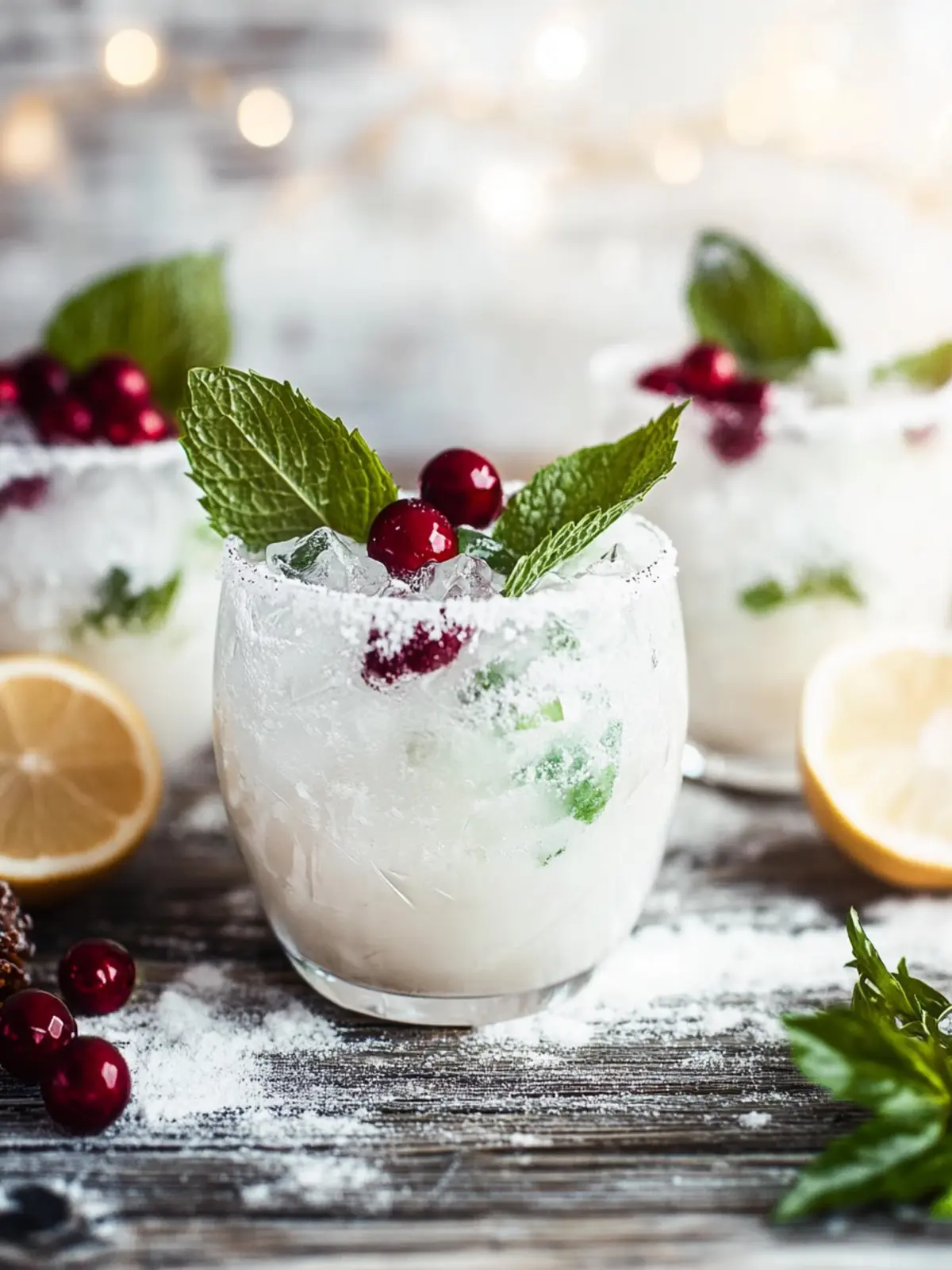 White Christmas Mojito