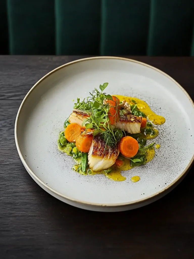 Mackerel Caesar with smoked carrots