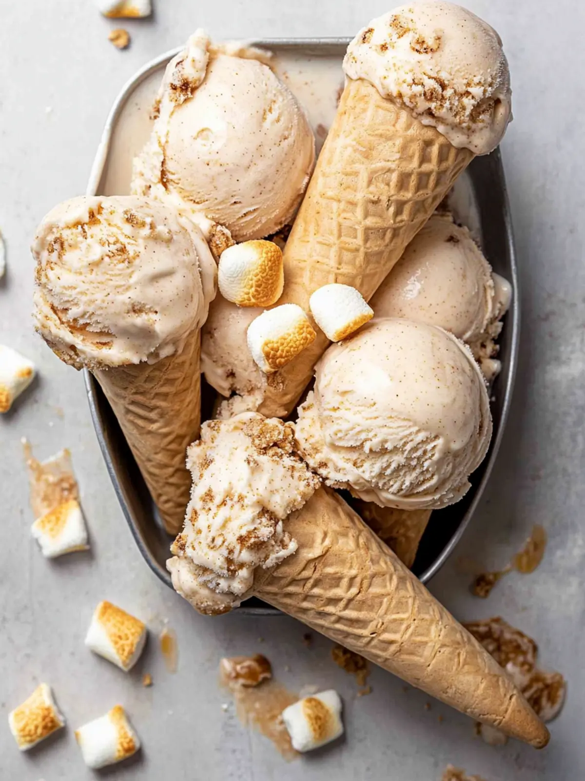 Toasted Marshmallow Ice Cream