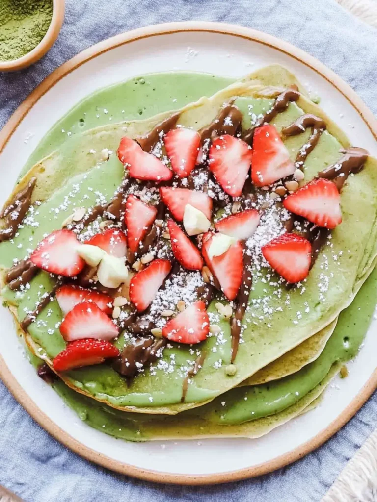 Matcha Crepes