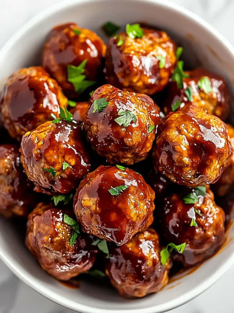 Keto BBQ Meatballs