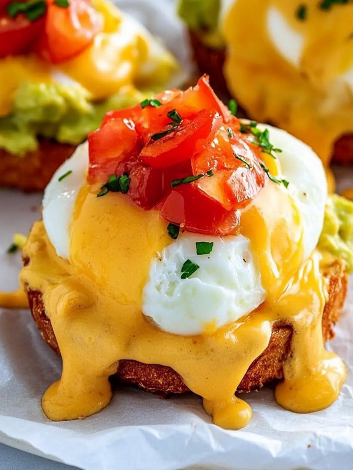 Breakfast Grilled Cheese Eggs Benedict