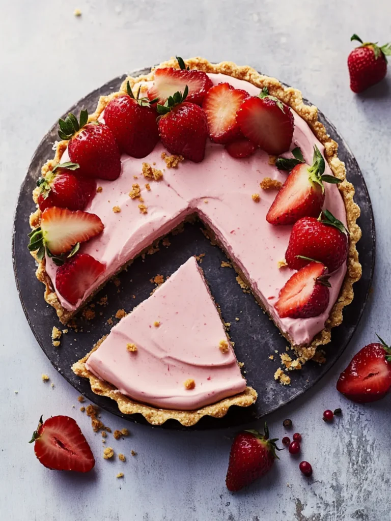 Strawberry Mousse Tart Recipe