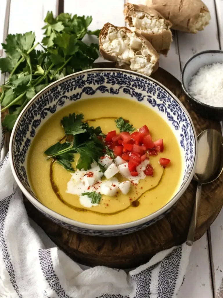 Coconut Cauliflower Soup