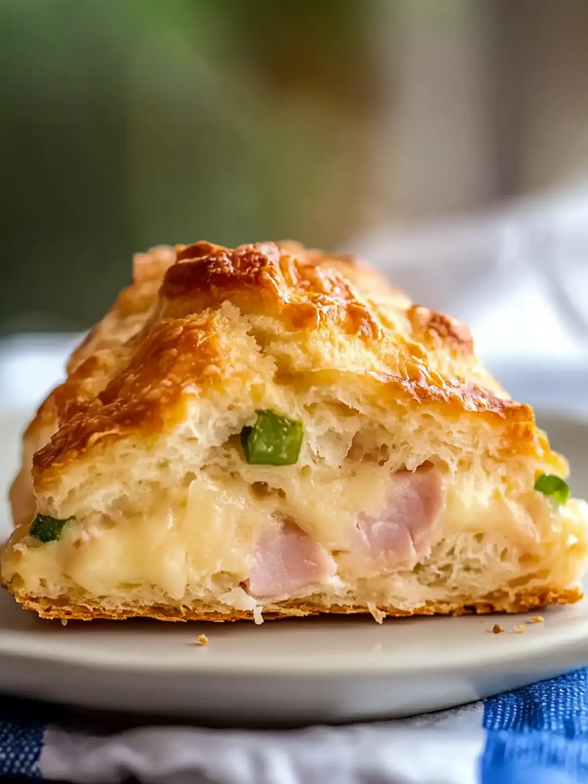 Easy Ham and Cheese Scones