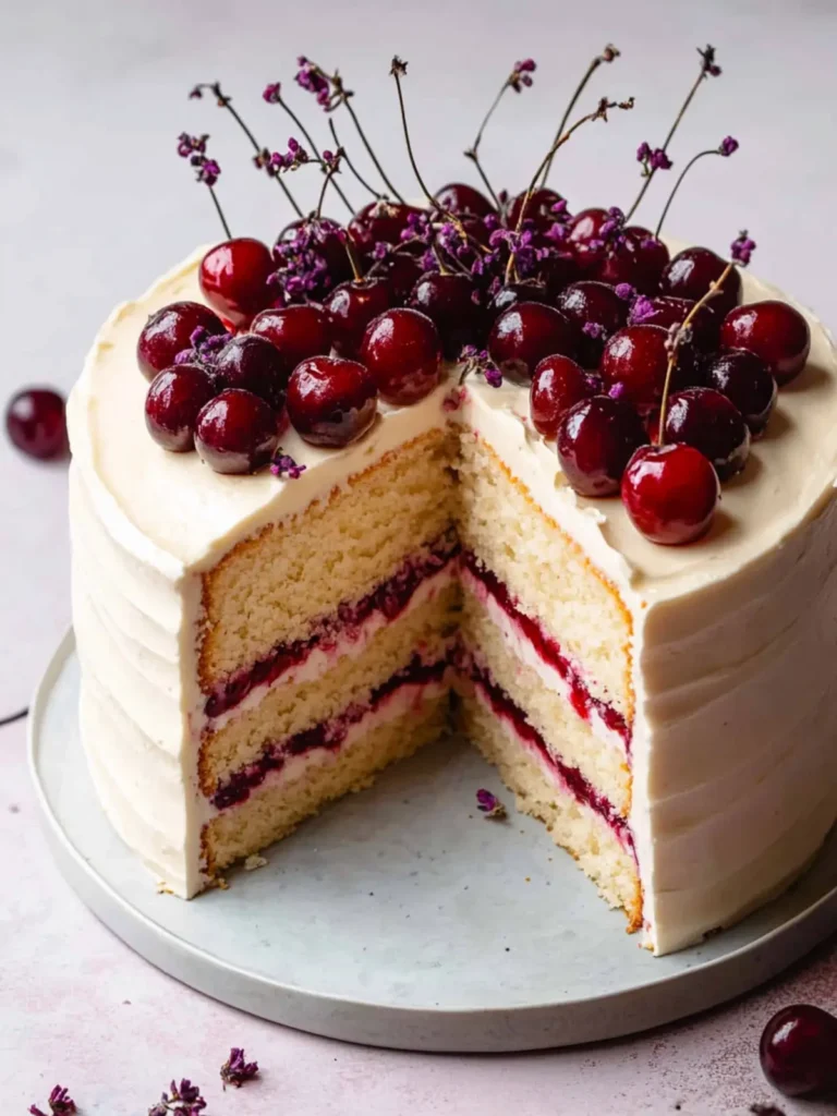 Fresh Cherry Cake Recipe From Scratch