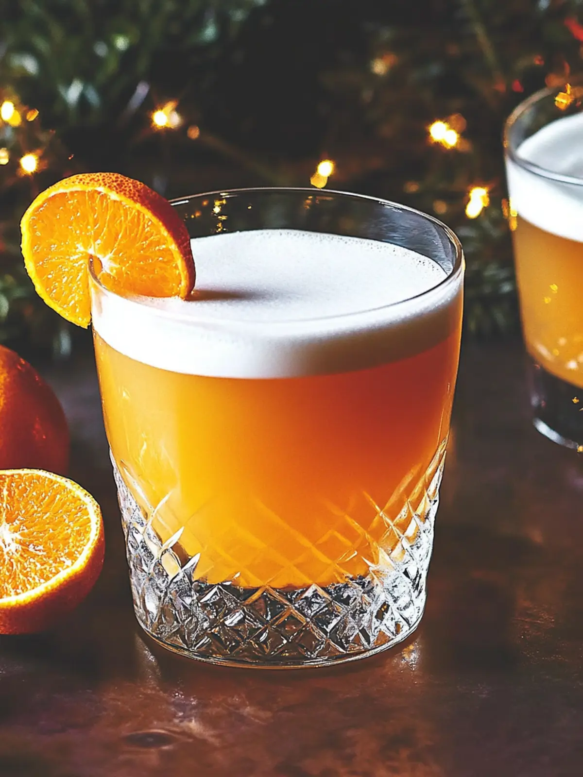 Clementine whisky sour
