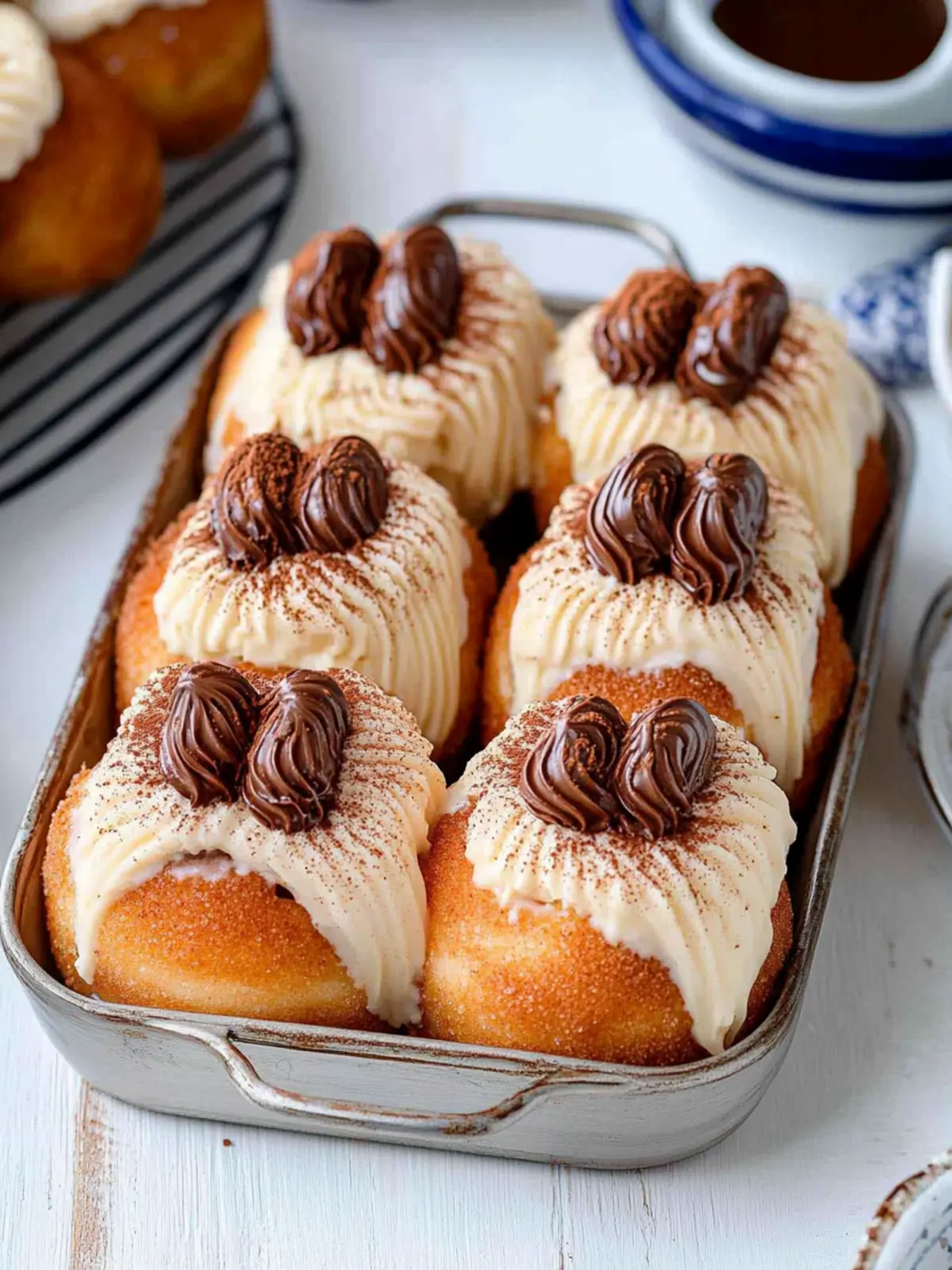 Tiramisu Doughnuts