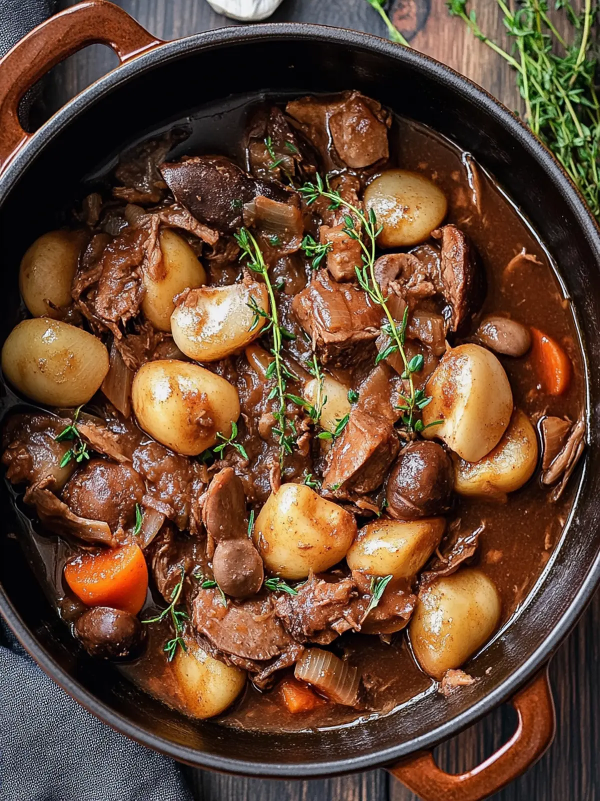 Jackfruit Bourguignon