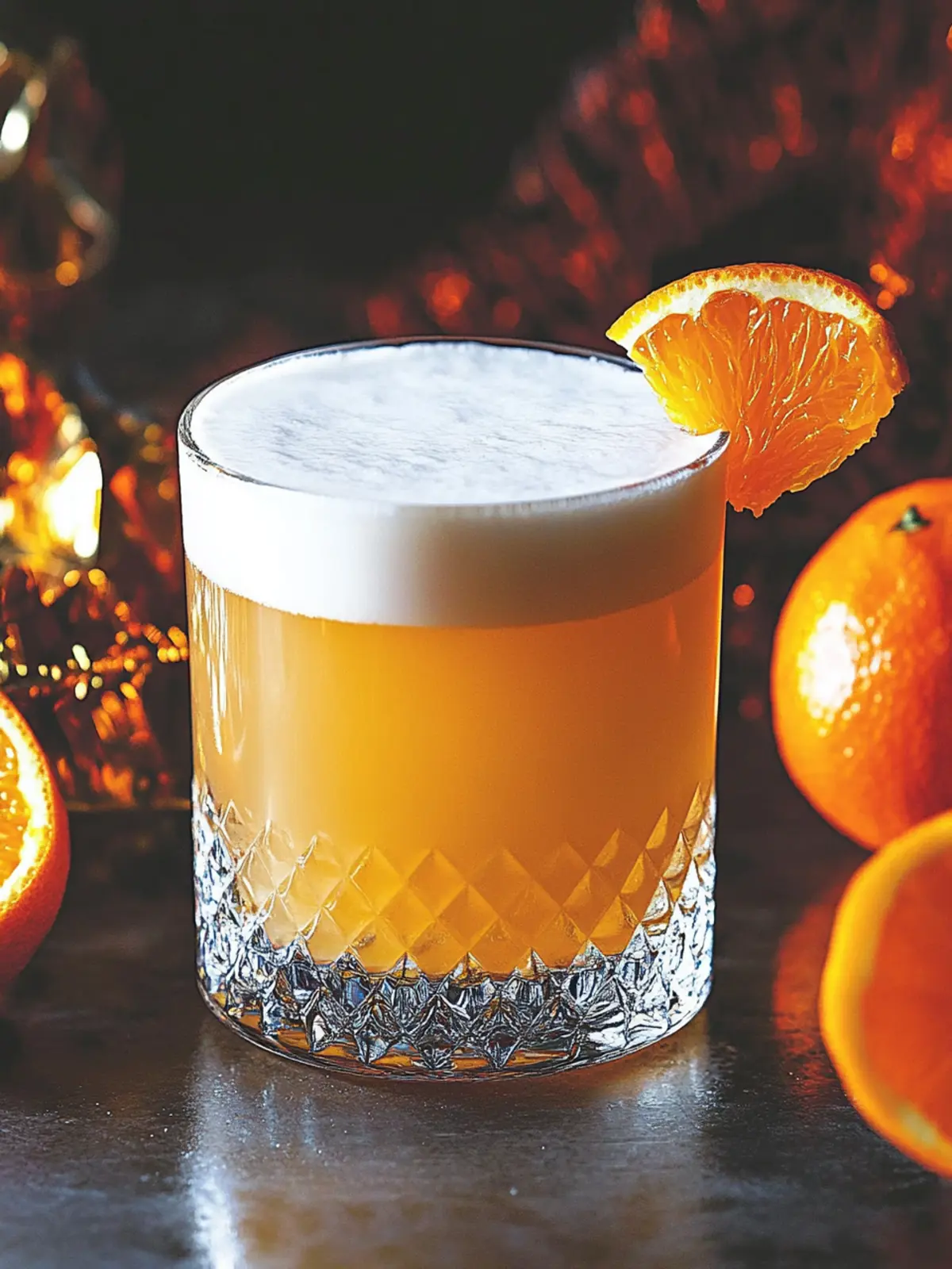 Clementine whisky sour