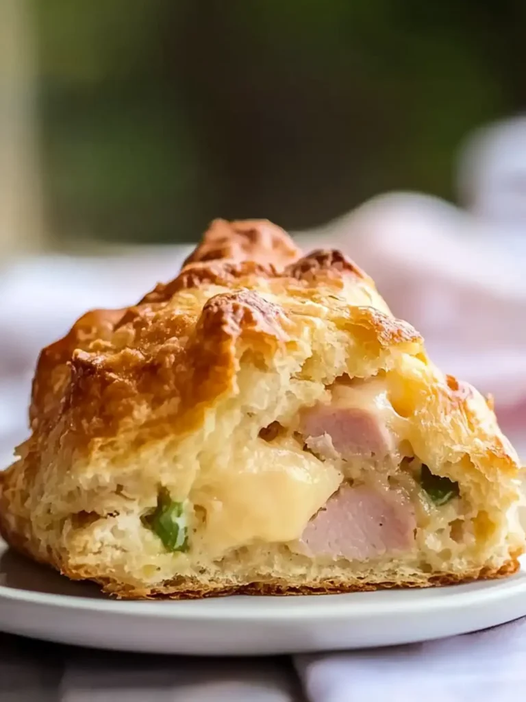 Easy Ham and Cheese Scones