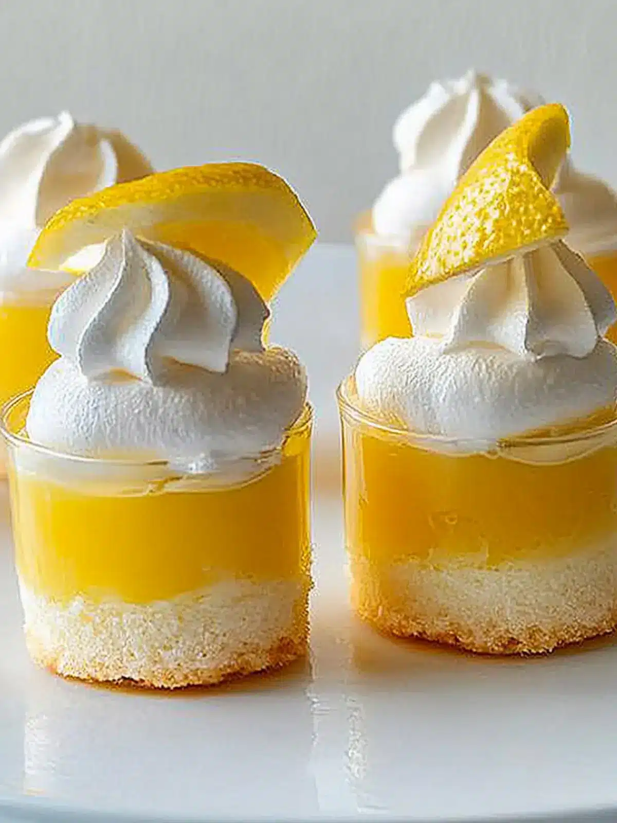 Mini limoncello trifle cakes