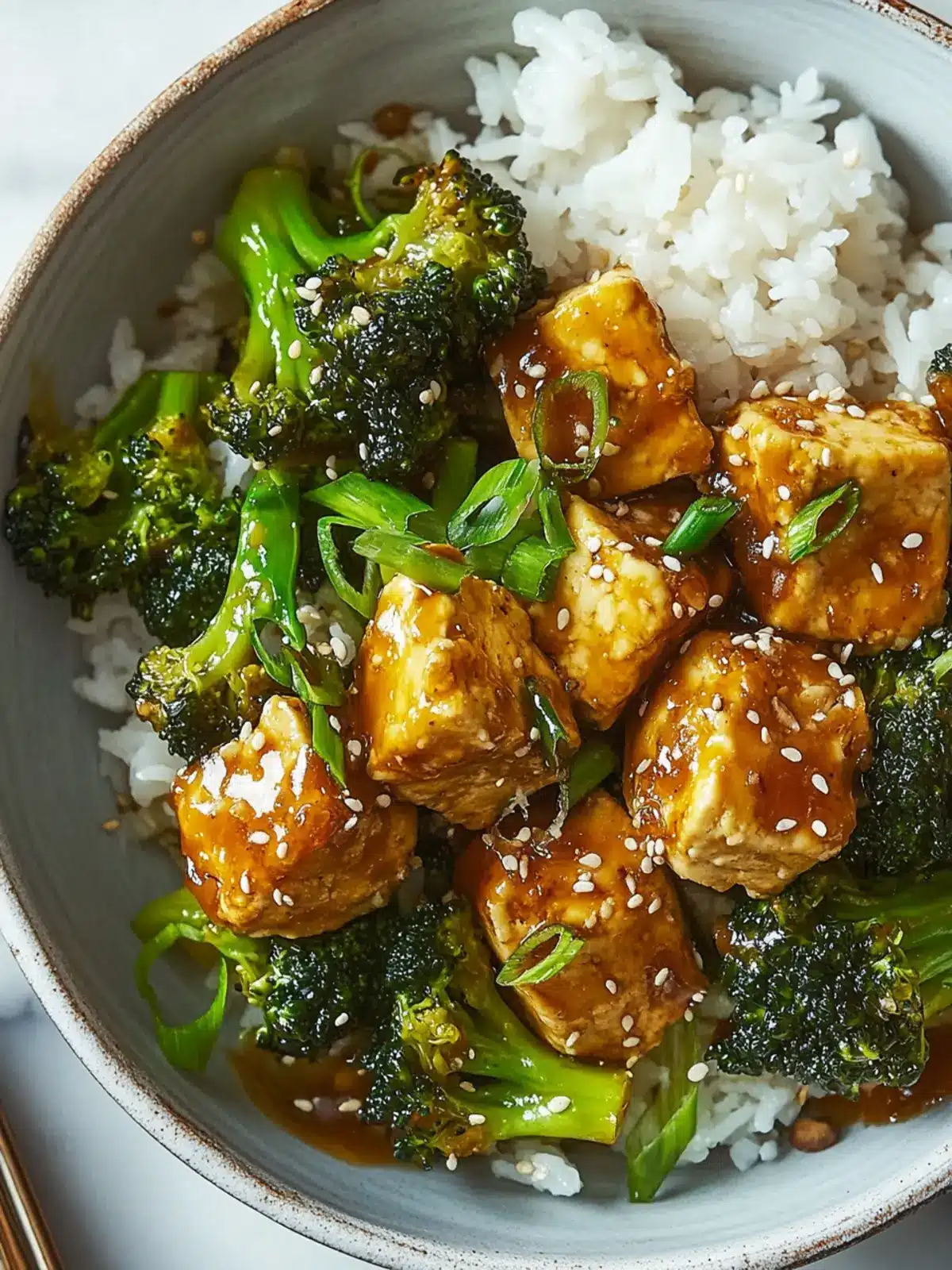 Sesame Tofu & Broccoli