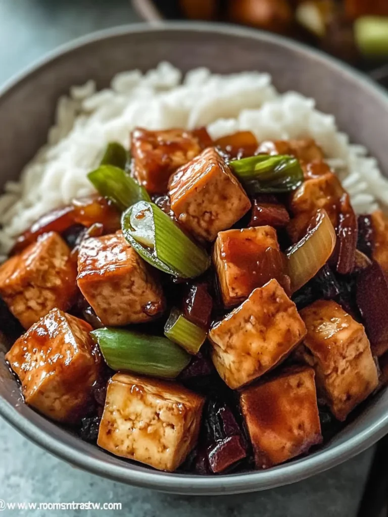 Mouthwatering Tofu Adobo