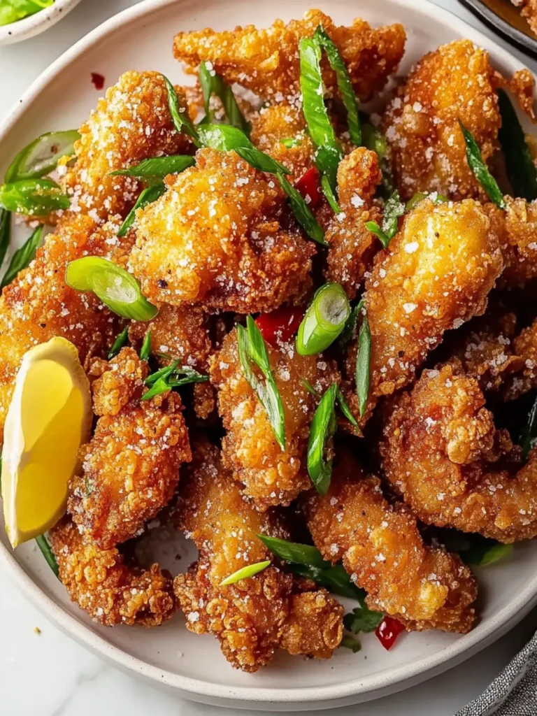 Salt and Pepper Crispy Chicken