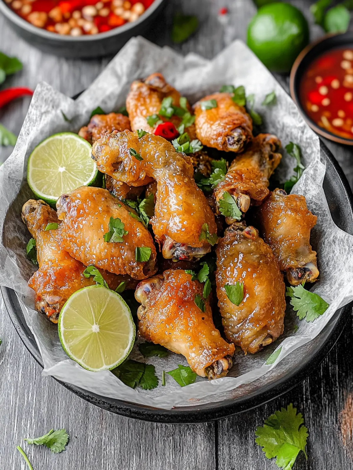 Vietnamese Fish Sauce Chicken Wings