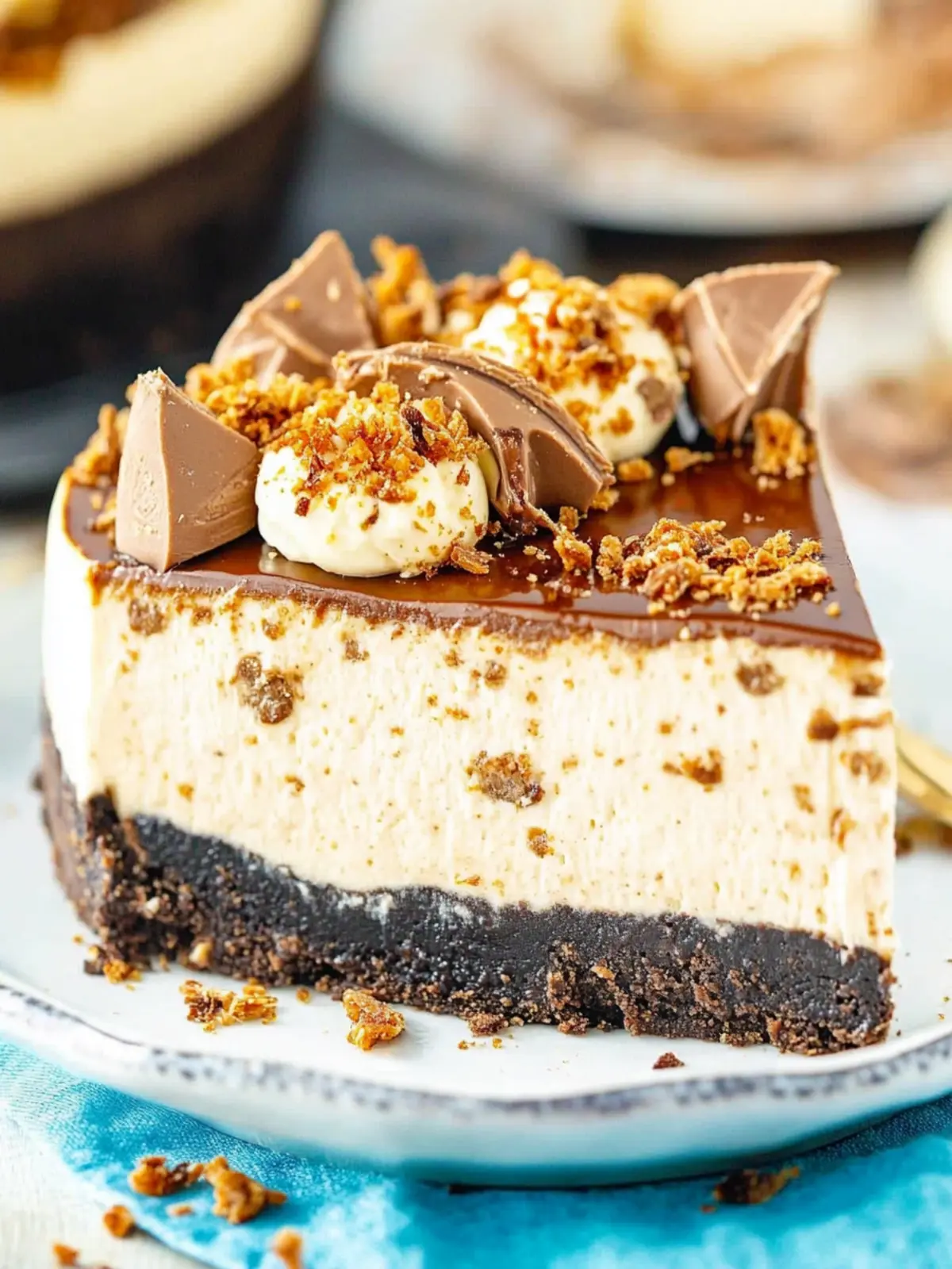 Butterfinger Cheesecake