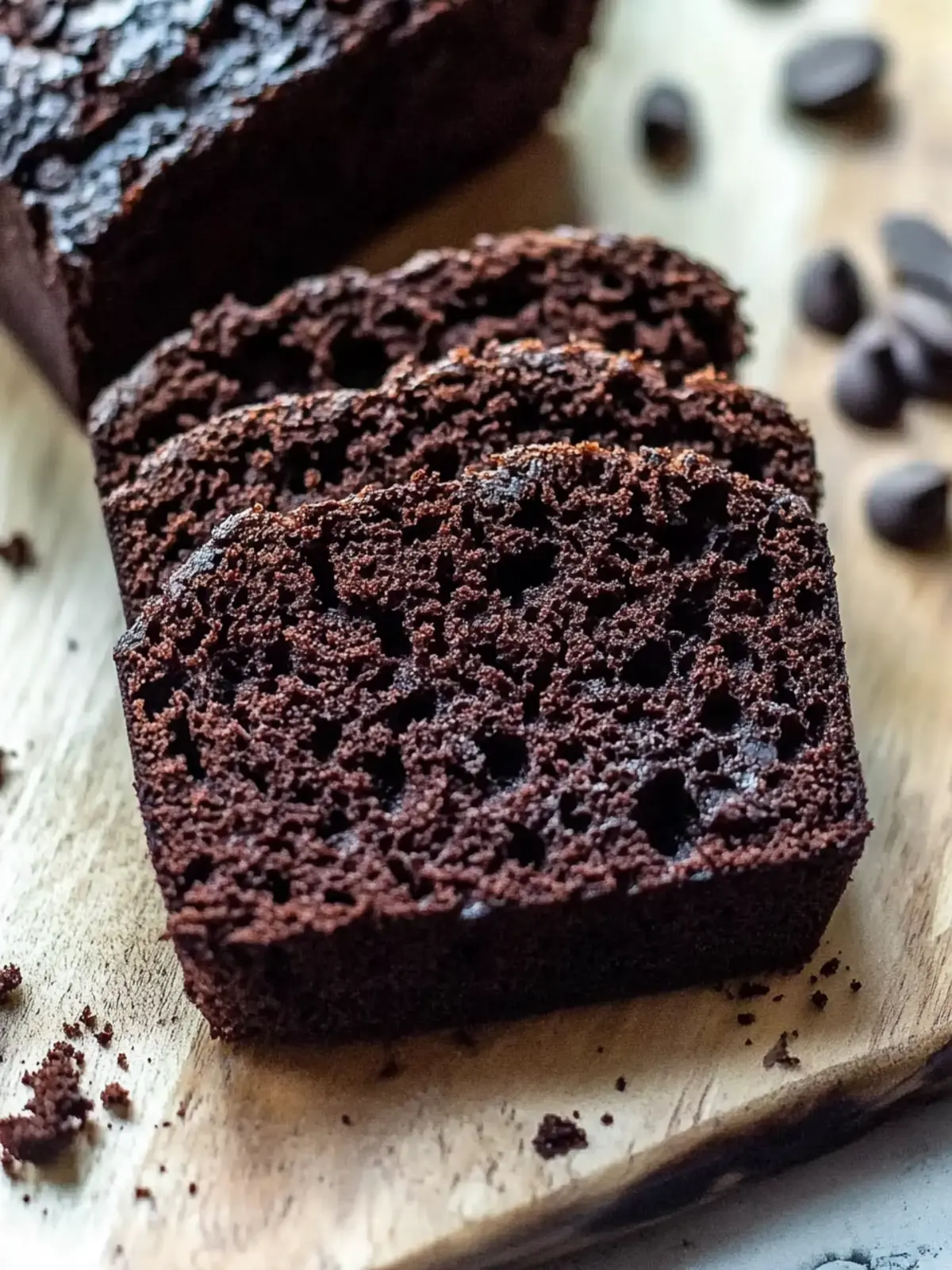 Dark Chocolate Mocha Breakfast Bread