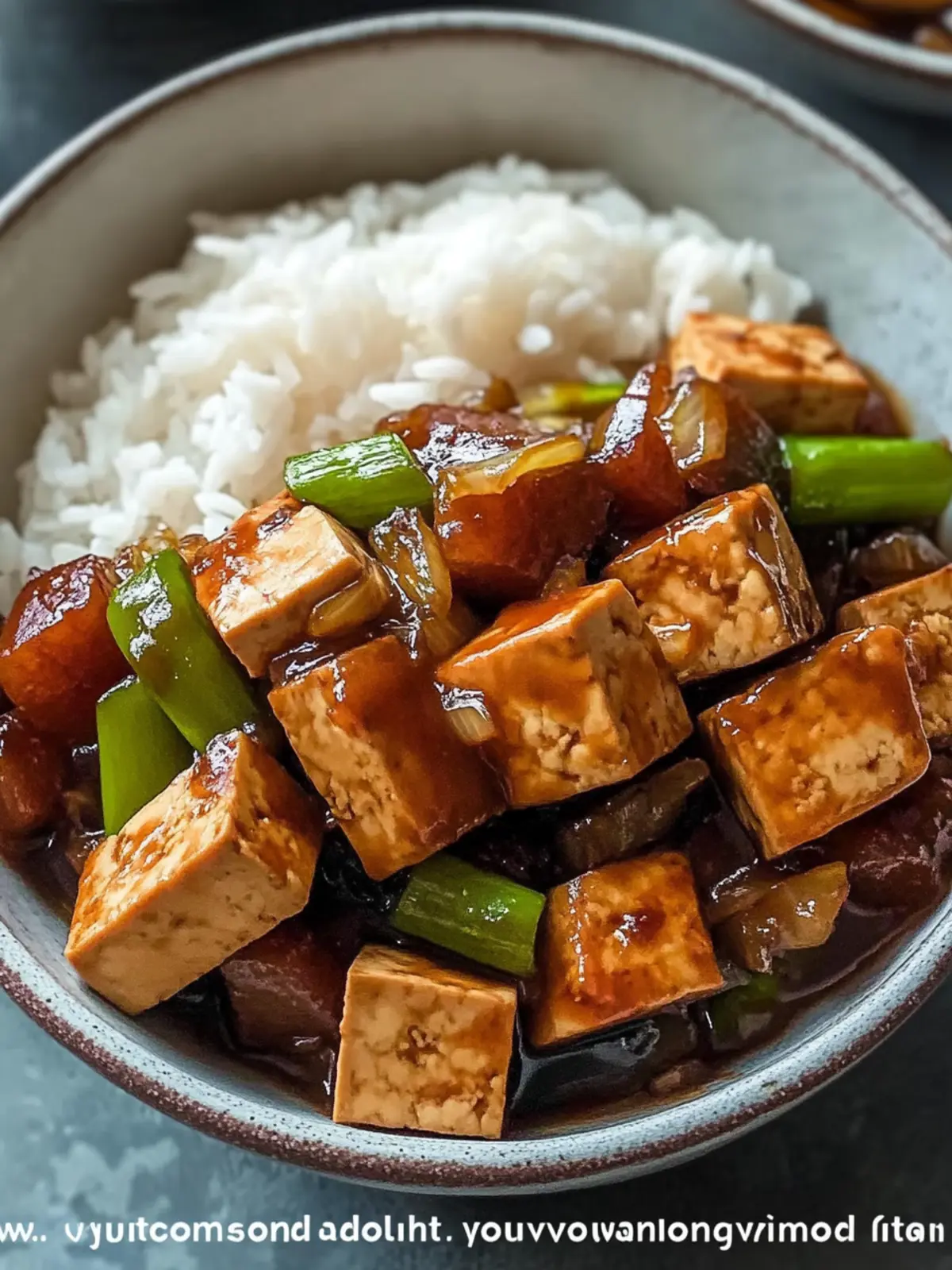 Mouthwatering Tofu Adobo