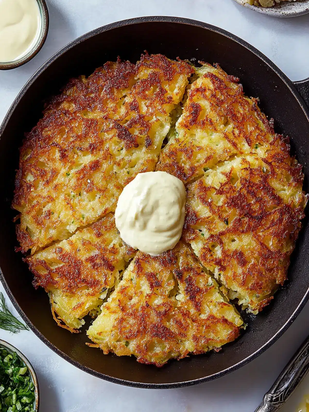Giant Skillet Latke