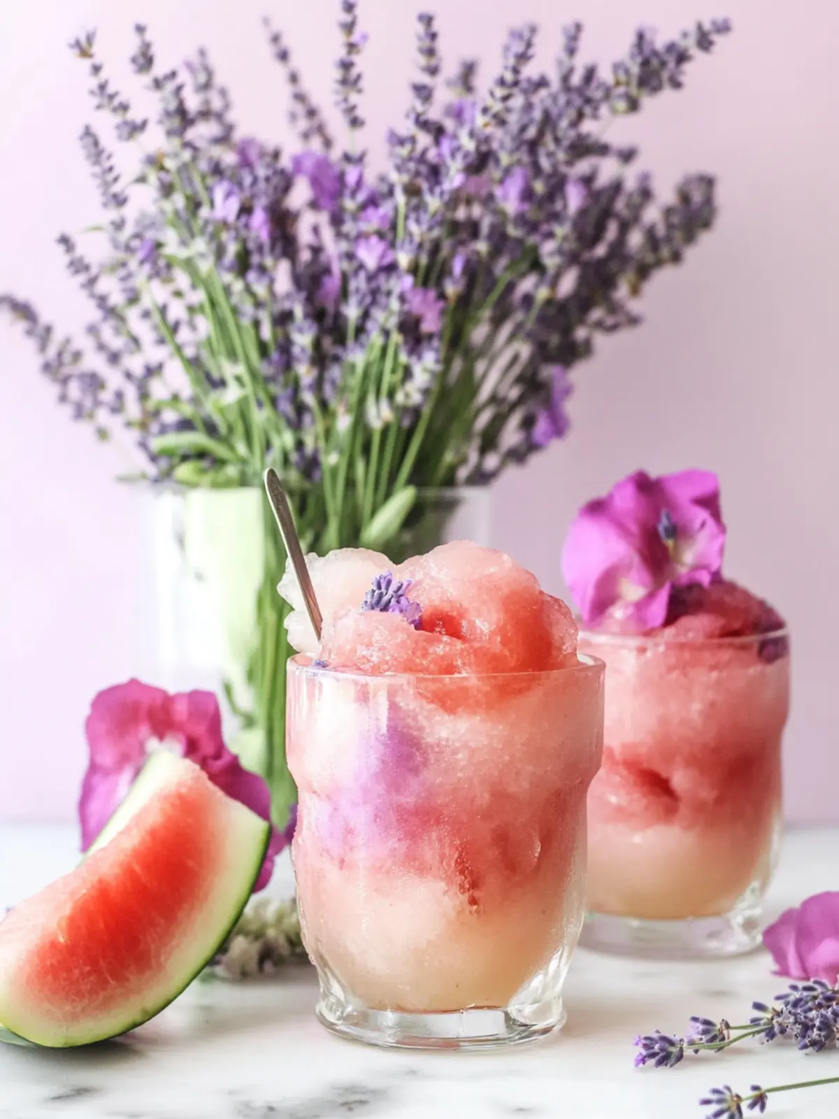 Watermelon Lavender Frosé
