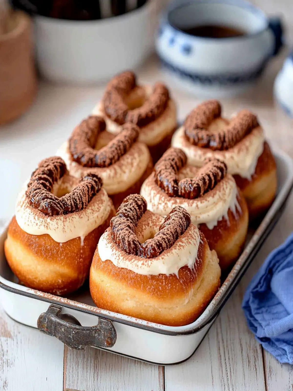 Tiramisu Doughnuts