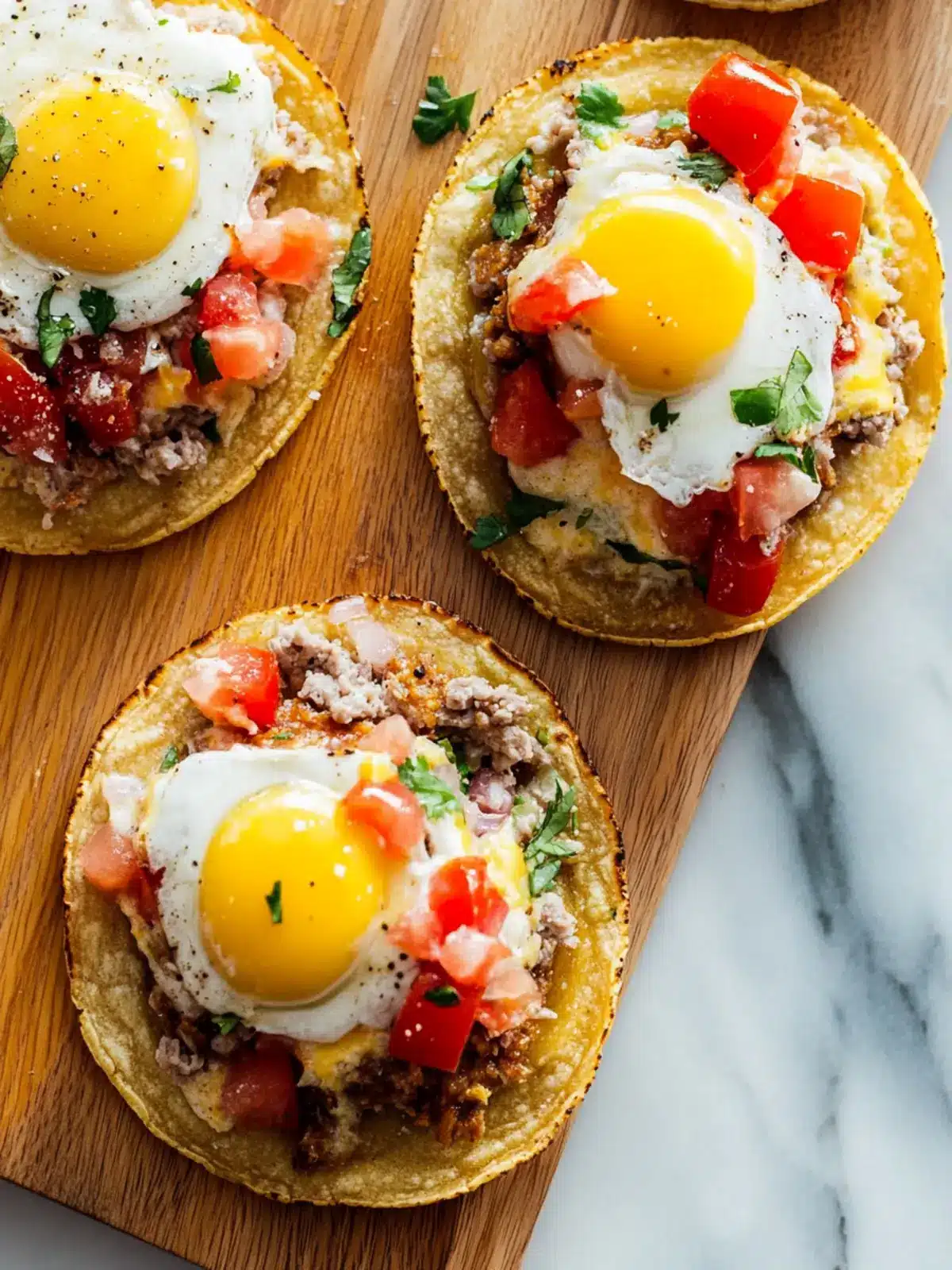 Simple Breakfast Tostadas