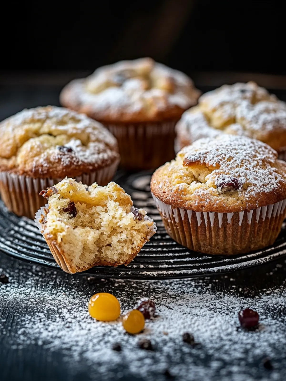 Stollen muffins