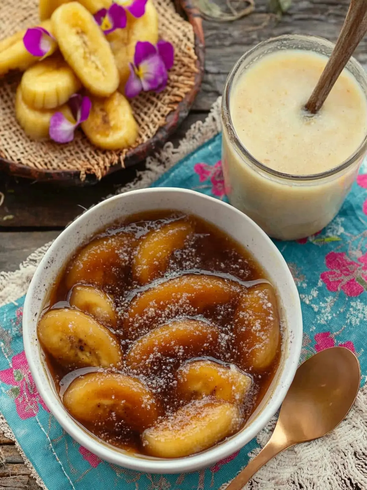 Plantain Bananas in Syrup