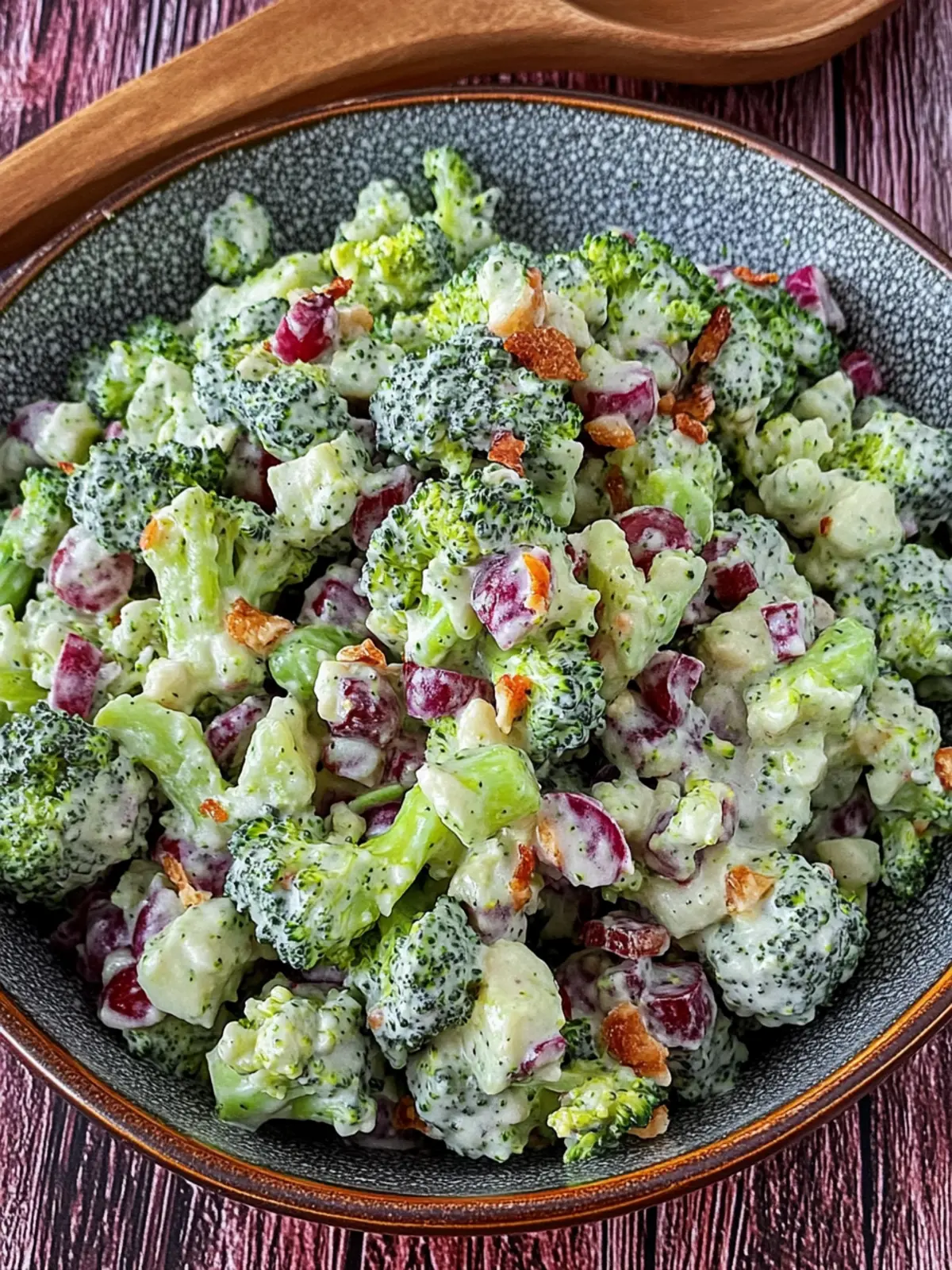 Raw Broccoli Salad