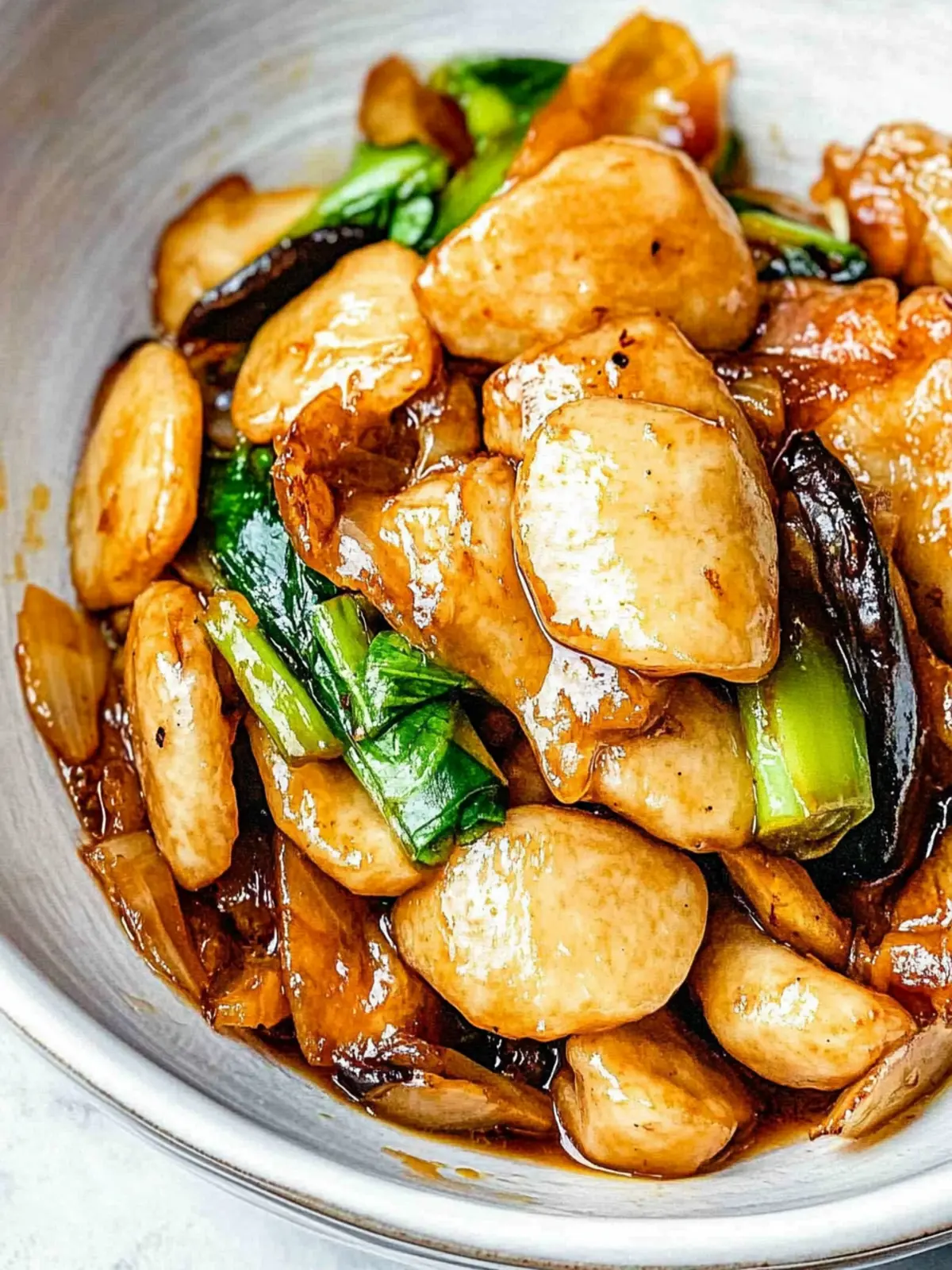 Stir Fried Shanghai Rice Cakes