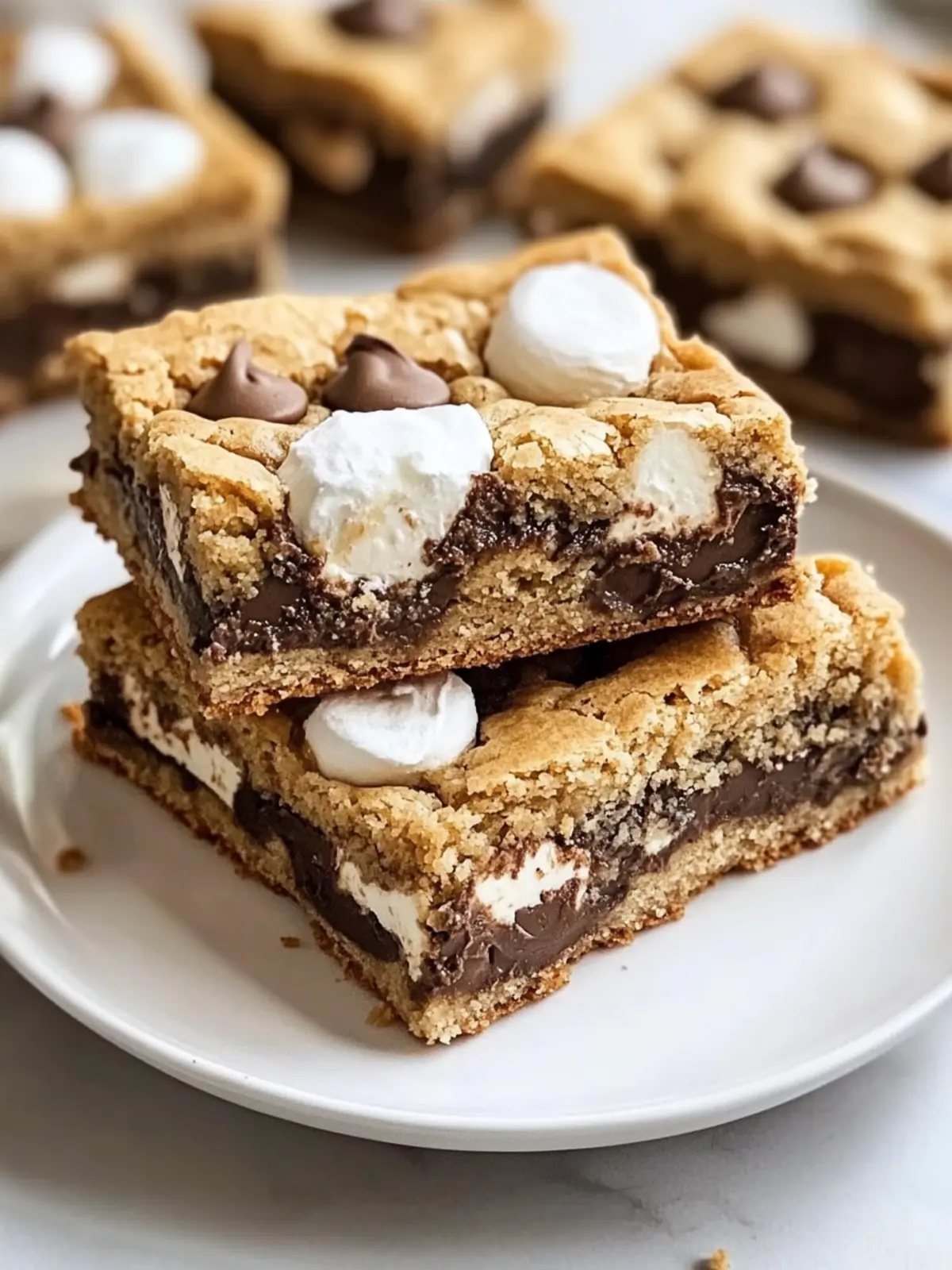 S’mores Cookie Bars
