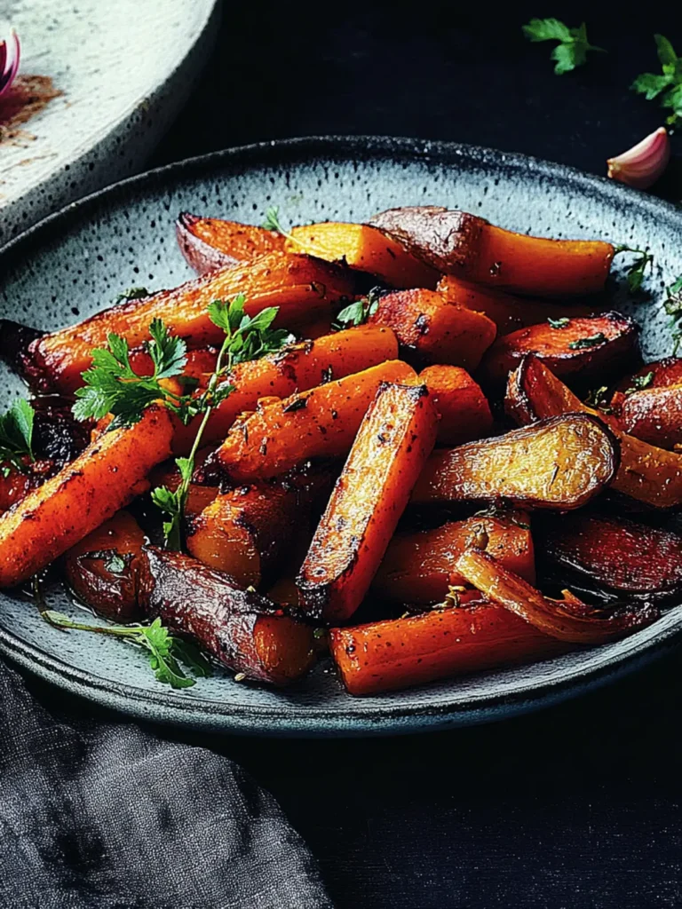 Easy roasted root vegetables