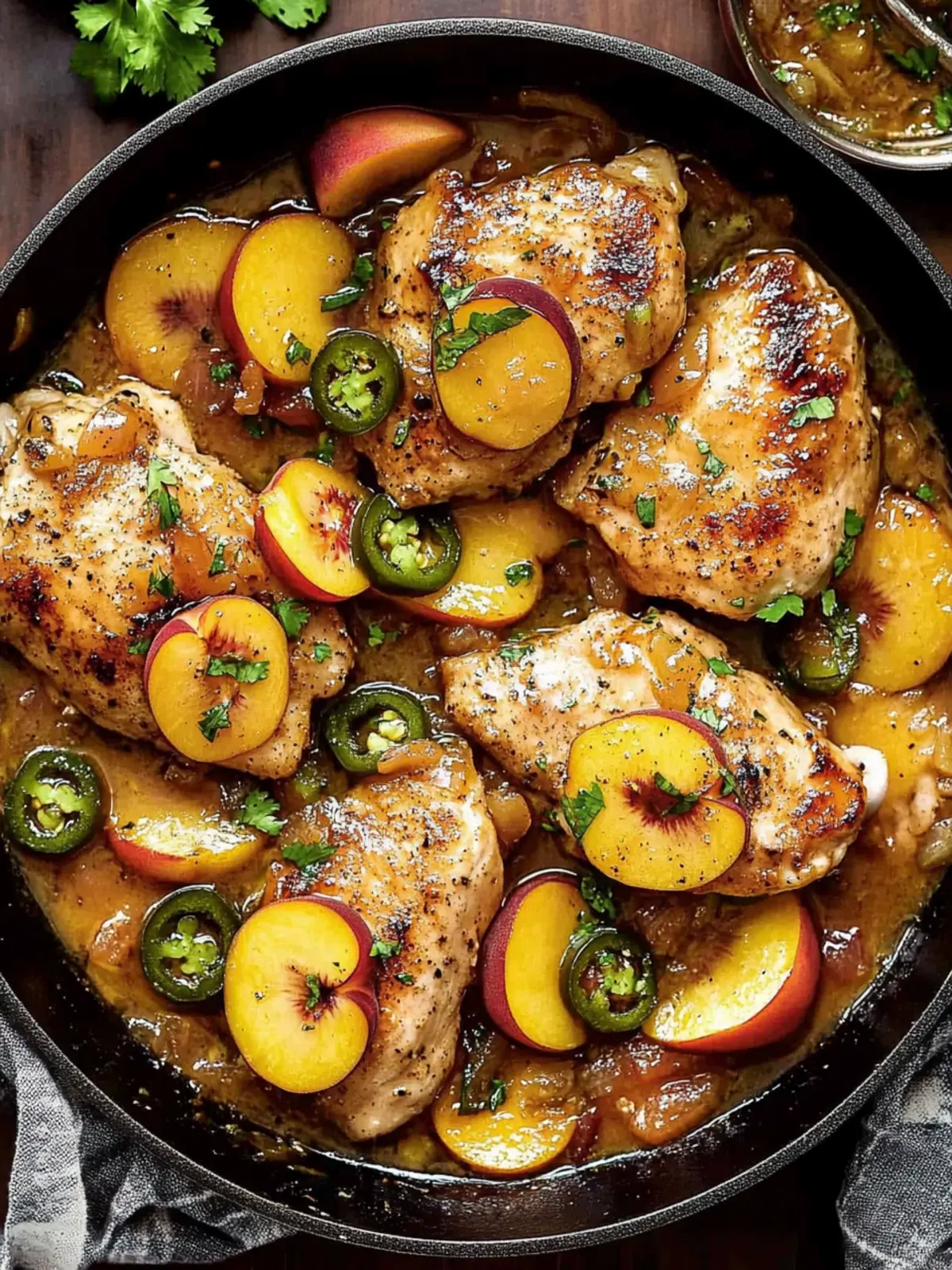 Jalapeno Peach Chicken
