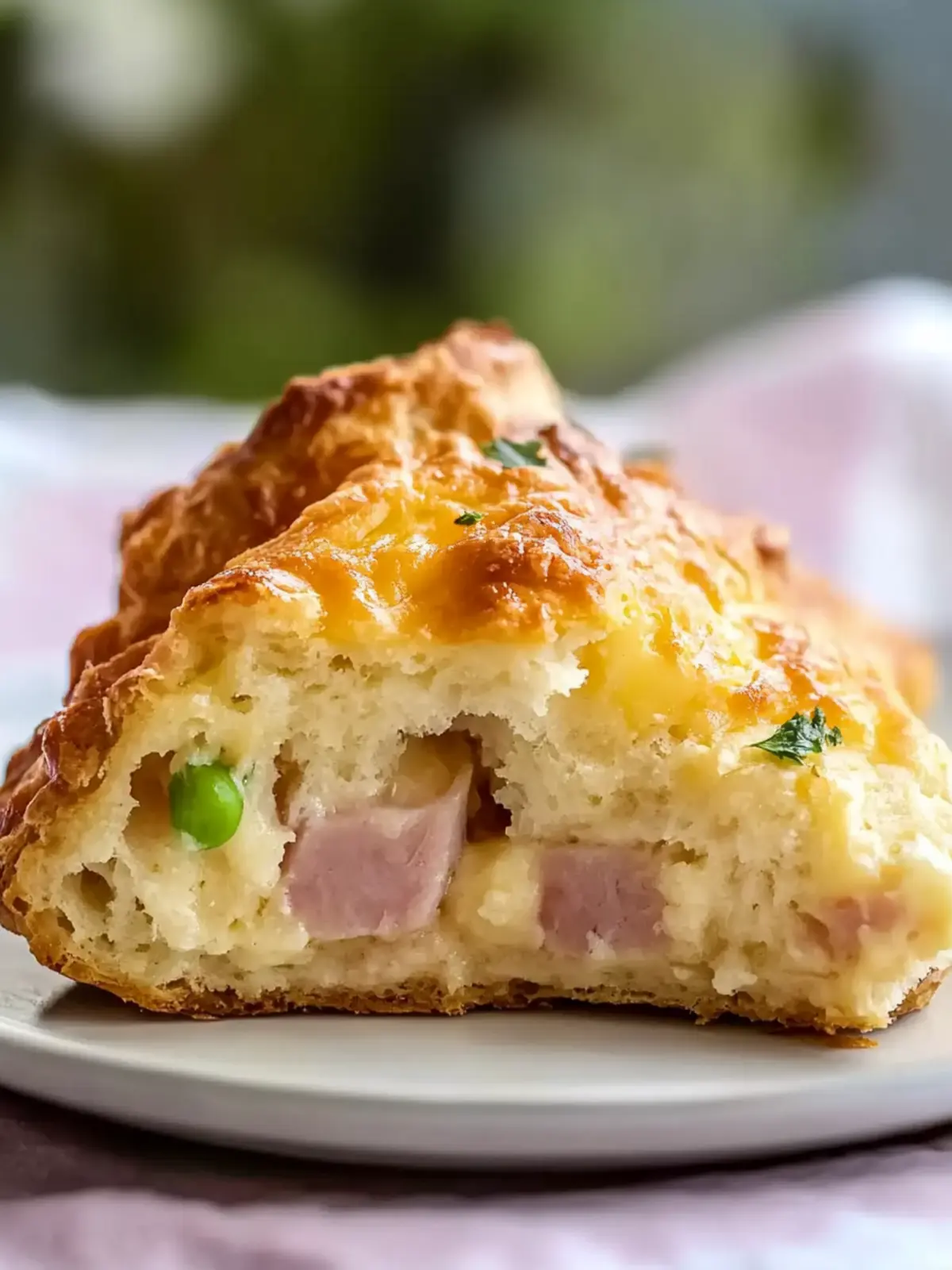 Easy Ham and Cheese Scones