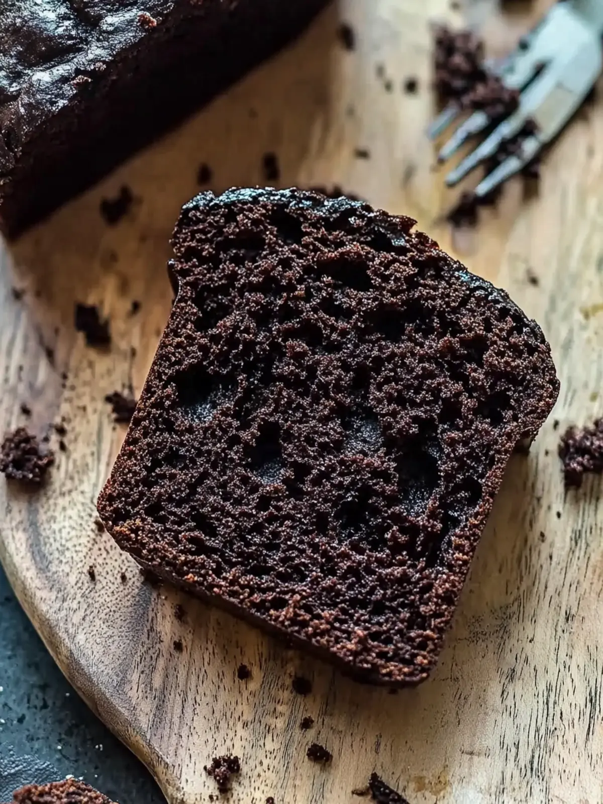 Dark Chocolate Mocha Breakfast Bread