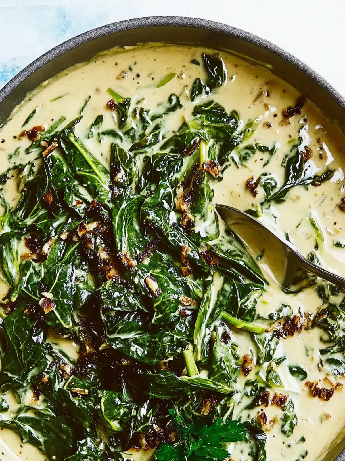 One-Pot Creamy Vegan Greens