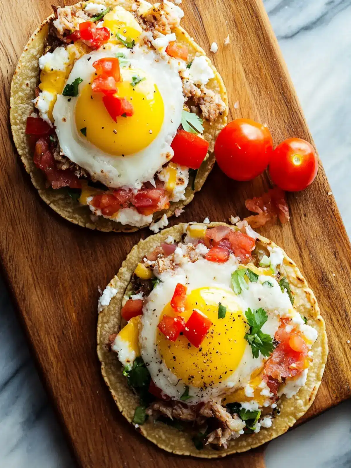 Simple Breakfast Tostadas