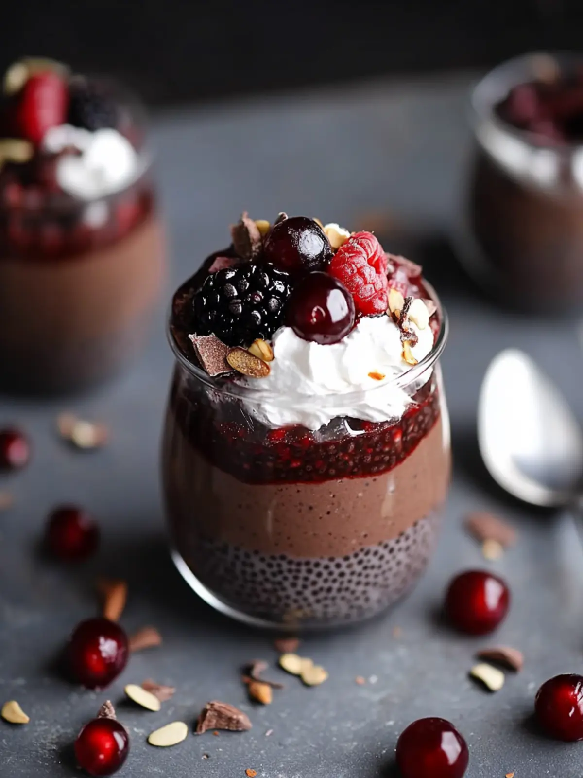 Black Forest Chia Pudding