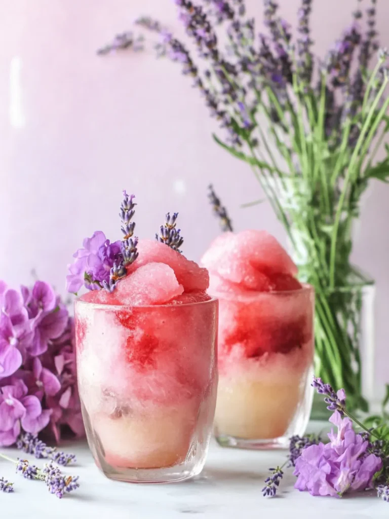 Watermelon Lavender Frosé