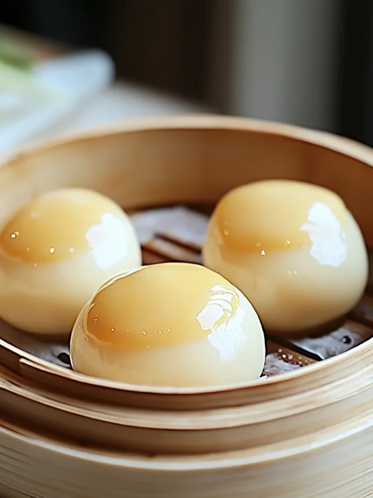 Steamed Egg Custard Buns