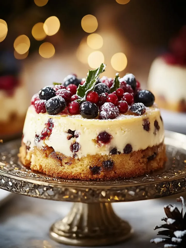 Italian Christmas pudding cake
