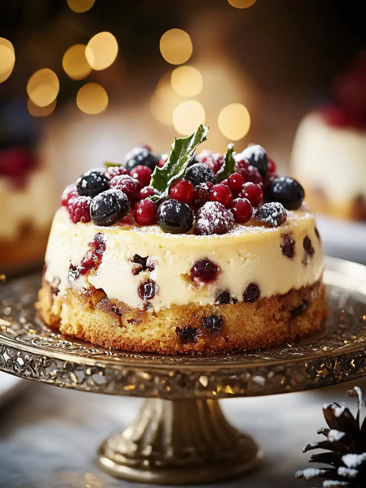 Italian Christmas pudding cake