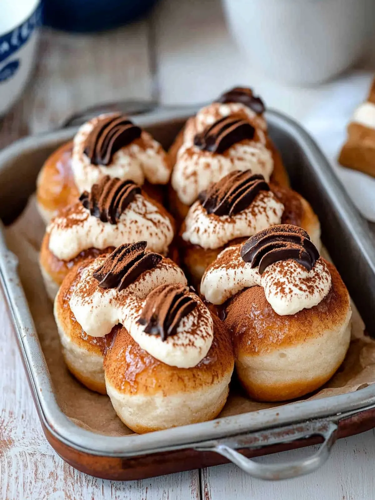 Tiramisu Doughnuts